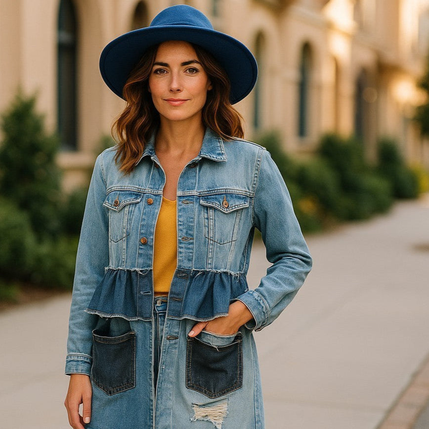 RUGGED UPCYCLE BOHO DRESS JACKET