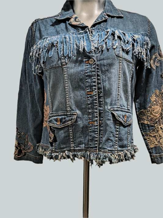 DENIM COWGIRL REDESIGNED JACKET